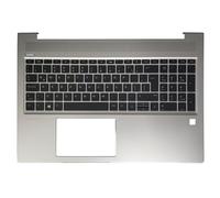 Clavier Espagnol/Latin pour Ordinateur Portable HP ProBook 15 450 G6 455 455R G7 LA/SP avec Couvercle supérieur Repose-Poignets(LA C Cover Backlit)