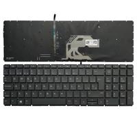 Clavier Espagnol/Latin pour Ordinateur Portable HP ProBook 15 450 G6 455 455R G7 LA/SP avec Couvercle supérieur Repose-Poignets(SP Backlit)
