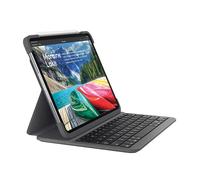 Logitech Slim Folio Pro Etui iPad avec Clavier sans Fil Bluetooth, iPad Pro 11 Pouces (1e Gén Mod: A2228, A2068, A2230, A2231), Touches Rétroéclairées, Raccourcis Apple, Clavier QWERTY Anglais