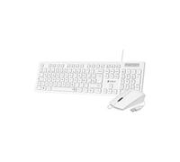 Clavier et Souris Combo Business Slim Silencieux/Blanc