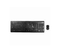 clavier et souris Combo de ratón más teclado wireless Noir Espagnol Qwerty