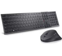 DELL KM900, Taille réelle (100 %), RF sans fil + Bluetooth, Commutateur de touche « ciseaux », AZERTY, Graphite, Souris incluse KM900-GR-FR