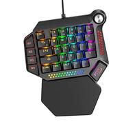 Clavier et Souris de Jeu, Clavier de Jeu Imitation Clavier mécanique de Jeu USB Clavier de Joueur avec rétro-éclairage RVB Clavier B