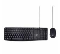 clavier et souris Ewent EW3006 Noir Espagnol Qwerty