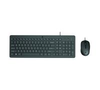 Clavier et souris - HP - 150 - Filaire - AZERTY - Noir