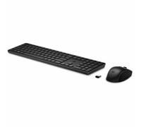 clavier et souris HP 4R013AA Noir Espagnol Qwerty