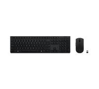 Professional - Ensemble clavier et souris - sans fil - Bluetooth, 2.4 GHz - Espagnol - commutateur : Scissor-Switch - gris - boîtier marron