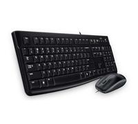 Clavier et souris - Logitech - MK120 - USB - Noir - Résistant aux éclaboussures