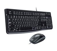 Clavier et souris - LOGITECH - MK120 - USB - QWERTY - Pan Nordic - Noir