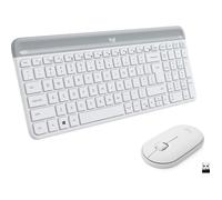 Clavier et Souris - Logitech - MK470 - Sans Fil - Optique - Couleur Blanche