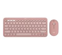 Clavier et souris - LOGITECH - Pebble 2 Combo - Ultra-slim - Bluetooth - Rose