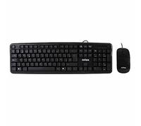 Clavier et Souris Nilox Flat Espagnol QWERTY Espagnol