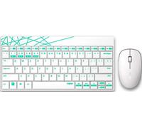 Clavier et souris RAPOO 8000M- 18324 multimode blanc