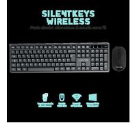 Clavier et Souris Sans Fil - AD Advance - SILENTKEYS WIRELESS - 105 Touches - 1600 DPI - Azerty