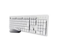 Clavier et Souris sans Fil AZERTY Français - Trust - Ody II - Silencieux - Touches Plates Flottantes - Récepteur USB Unique