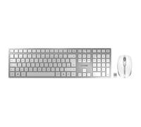 Clavier et souris sans fil - Cherry - DW 9100 - QWERTZ - Argent - Récepteur sans fil - Ensemble