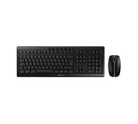 CHERRY STREAM DESKTOP Ensemble Clavier & Souris sans fil, noir, USB, AZERTY - FR
