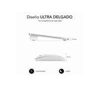 Clavier et souris sans fil Compact multi-appareils OCO010 C - Blanc