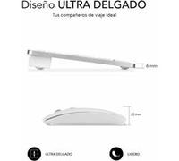 Clavier et souris sans fil Compact multi-appareils OCO010 C - Blanc