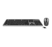 Clavier et Souris sans Fil - EWENT - Clavier Complet - 13 Touches Multimédia - Silencieux - 1600 DPI