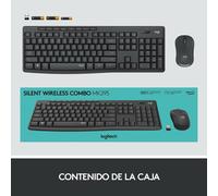 Clavier et souris sans fil Logitech 920-009798 Noir Espagnol Qwerty QWERTY