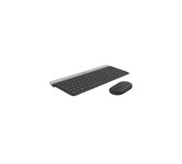 Logitech Clavier et souris Slim Wireless KEYB+Mouse Combo WRLS – Sans fil, récepteur USB