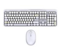 The Mobility Lab – Clavier et souris sans fil – Modèle ergonomique – 2.4Ghz – Capteur optique – Noir