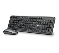 NGS - Kit clavier et souris Serenity sans fil silencieux 12 touches multimédia design espagnol