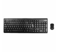 Clavier et souris sans fil Nilox NXKMWE0001 Noir Espagnol Qwerty QWERTY