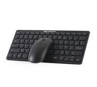 Clavier et souris sans fil - TD® - Ultra fin - 2,4 G - Clavier silencieux - Français
