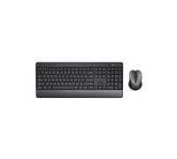 clavier et souris Trust Trezo Noir Espagnol Qwerty