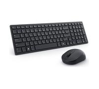 Dell Silent Keyboard and Mouse KM555 - Ensemble clavier et souris - sans fil - 2.4 GHz, Bluetooth 5.1 - QWERTY - International US - noir - avec 3 ans de service Advanced Exchange