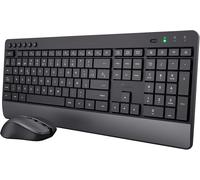 Clavier Et Souris Trezo Noir Espagnol Qwerty