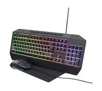Clavier Et Souris Trust 25283 GXT 791 3 En 1 Noir