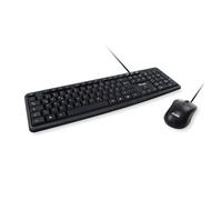Equip 245201 clavier Souris incluse Bureau USB QWERTY Espagnole Noir