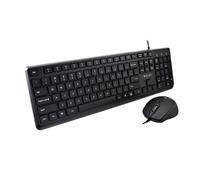 clavier et souris V7 CKU350US Noir Qwerty US