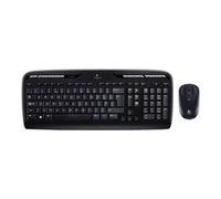 Ensemble sans fil Logitech MK330 - Ensemble clavier et souris - sans fil - 2.4 GHz - R.-U. - noir G