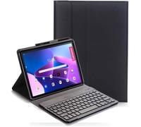 Clavier Étui Pour Lenovo Tab M10 Plus 3Rd Gen 2022, Azerty Slim Pu Housse Détachable Wireless Clavier Keyboard Sans Fil Coque[p412]