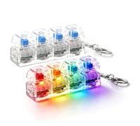 Clavier Fidget Toy, Jouet sensoriel Anti-Stress RV-B, Clavier sonore Fidget, claviers 4 en 1, Bouton de décompression, Jouets clicker pour Les Doigts, Bouton Anti-Stress, Cadeaux pour soulager