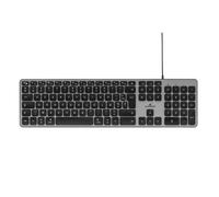 Clavier Filaire - Bluestork - KB Mac - Azerty - Compatible Mac - Noir