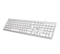Clavier Filaire - BLUESTORK - KB Mac - Compatible Mac - Blanc