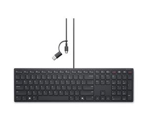 Clavier filaire de collaboration Dell Pro - KB525C - États-Unis international (QWERTY)
