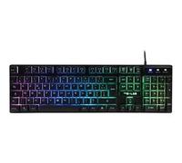 Clavier filaire Gaming GLAB Caesium - Membrane - RGB - Précis et silencieux - Noir Noir G