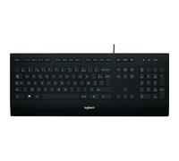 Logitech Clavier K280e Pro filaire USB – AZERTY Français, résistant aux éclaboussures, Noir