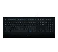 Logitech K280E Pro clavier Bureau USB Français Noir