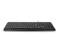Nedis Clavier filaire KBMU200BKDE – Disposition Allemagne QWERTZ, USB‑A, Pavé numérique Noir