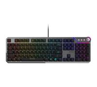 MSI Strike 600 Silent FR Clavier Gaming - AZERTY, Disposition FR, switches Tactiles Kailh Midnight Pro Silent, Touches ergonomiques, Base antidérapante, RGB Mystic Light par Touche, USB 2.0