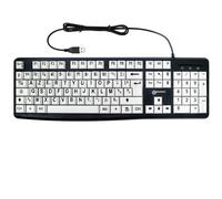 Geemarc – Clavier Confort Visuel AZERTY – Grandes touches blanches, caractères noirs, Windows XP–10