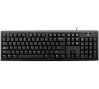 Clavier Filaire Usb Avec Adaptateur Ps2 - Claviers (Standard, Avec Fil, Usb, Clavier Mécanique, Qwerty, Noir)