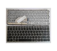Clavier for Ordinateur Portable, Compatible avec HP, notamment ProBook, 430 G5, 440 G5, 445 G5, 640 G4, 640 G5, 645 G5, L01071-001, L00736-BB1, L09547-BB1(Silver Frame US)